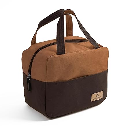 Yellow Weaves 100% Cotton Canvas Reusable and Washable, Eco-Friendly Lunch Bag