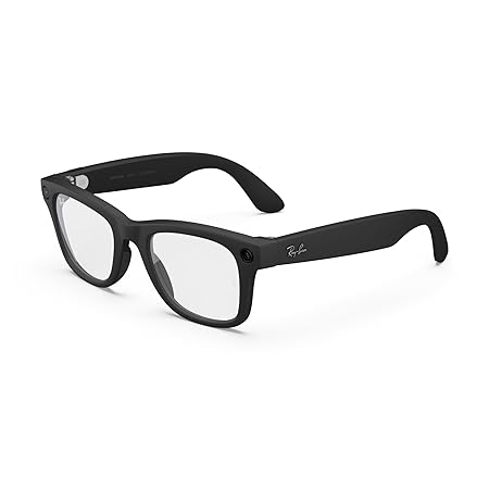 Ray-Ban Meta (Gen 2), Wayfarer, Matte Black | Smart AI Glasses for Men, Women — 2X Battery Life — 3K Ultra HD Resolution — 12 MP Ultra-Wide Camera, Audio, Video