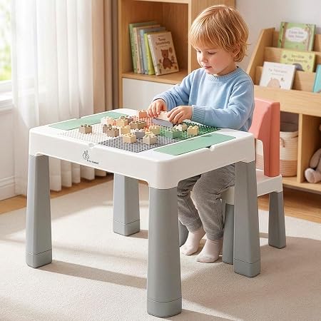 R for Rabbit Little Genius Learner Neo Kids Study Table & Chair Set