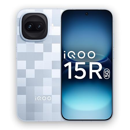 iQOO 15R (Triumph Silver, 8GB RAM, 256GB Storage), Snapdragon 8 Gen 5
