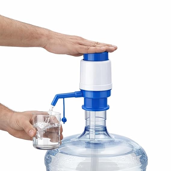 Manual Drinking Water Pump Dispenser for 20 to 25 Litre Bottles | Hand Press Plastic Water Can Pump for Home Office Camp