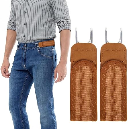 GUSTAVE Buckle Free Belt for Men, Tactical Elastic Flex Hook Belt