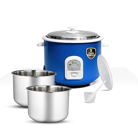 ULTRON 1L Automatic Electric Rice Cooker with Double Aluminium Pot