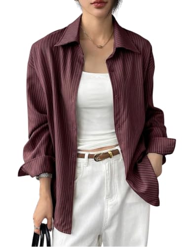 GRECIILOOKS Women's Shirts | Casual Oversized Shirt for Women