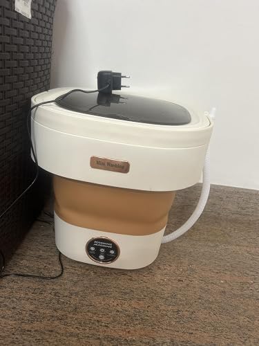 PIXILO Portable Washing Machine, 16L Mini Washing Machine with Spin